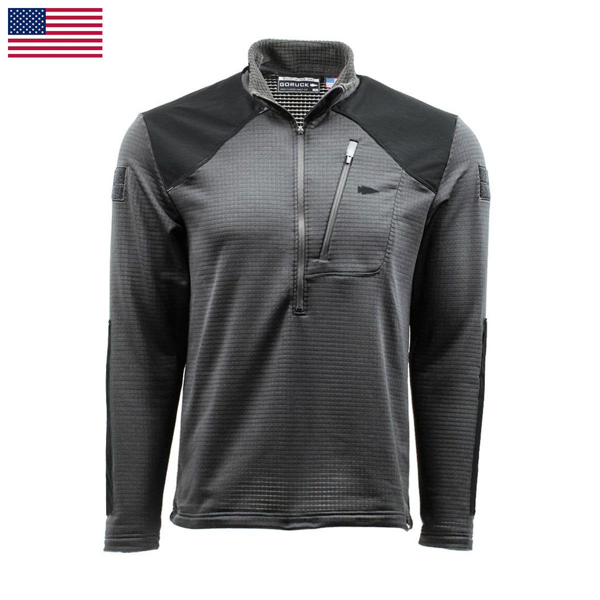 Indestructible Grid Fleece Half Zip | The GORUCK Grid Fleece Jacket