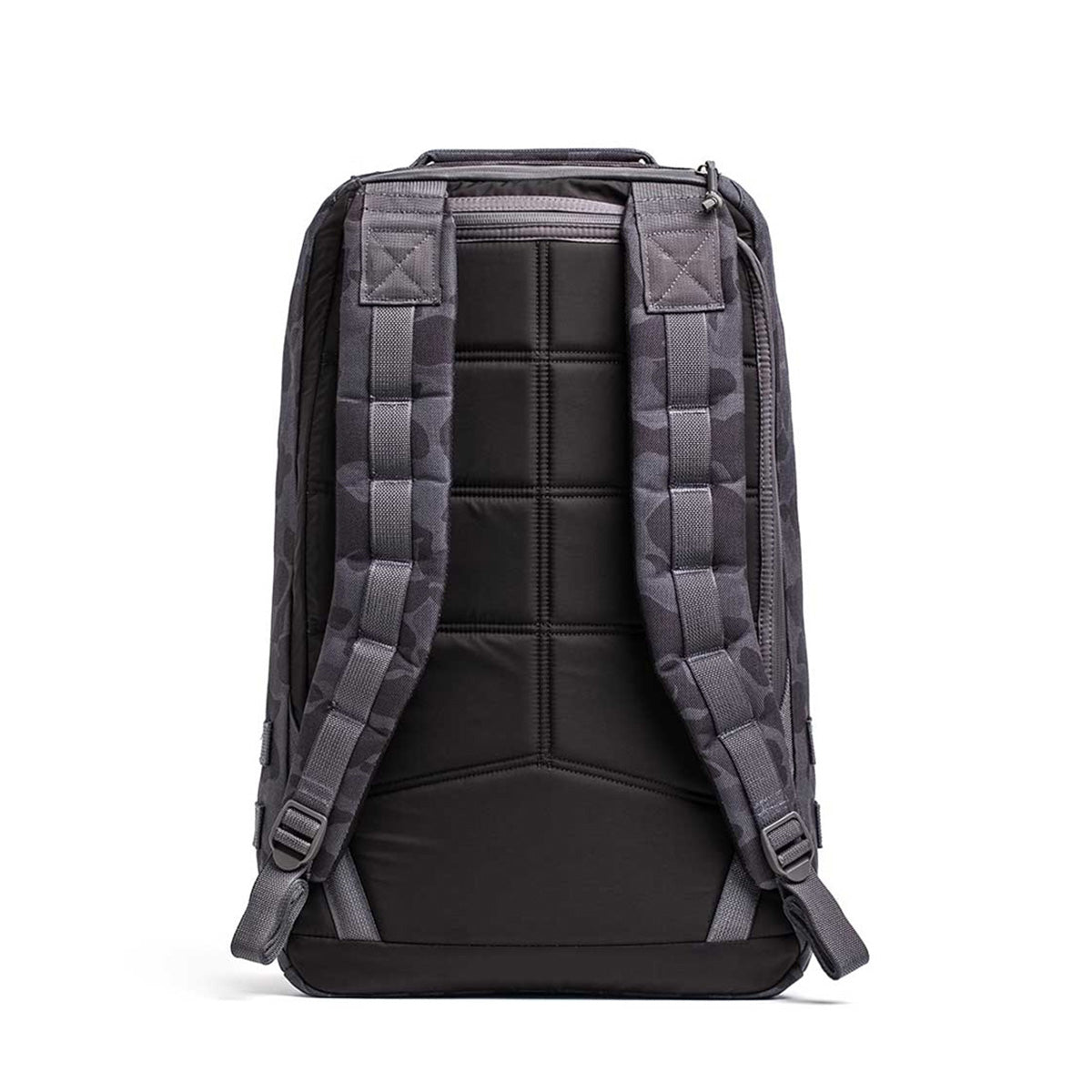 The GR1 USA - Cordura, also known as The Original Ruck, appears from the back view as a black and gray backpack with padded shoulder straps, inspired by a Special Forces rucksack design.