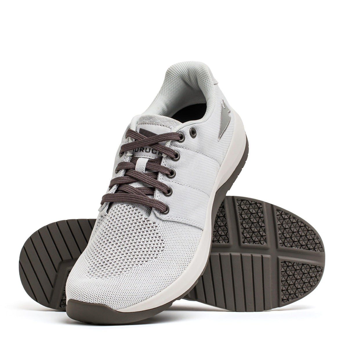 Women's Ballistic Trainers - Lunar Rock + Charcoal W / Silver Reflective Spearhead