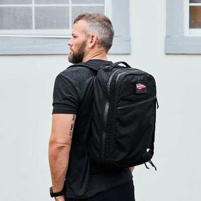 Bullet Ruck Double Compartment - Ripstop ROBIC® - Black + Speed Grey