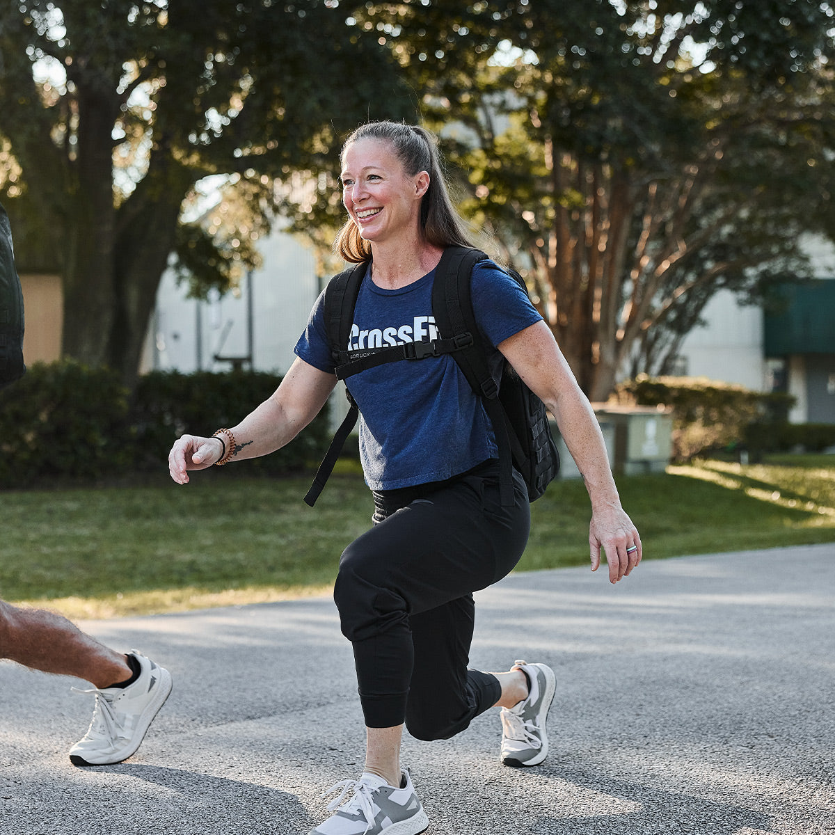 Women's CrossFit Cropped Tee - Poly-Blend