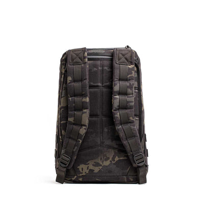 The GR1 USA - Cordura (The Original Ruck) is a camo-patterned backpack made with Special Forces-grade materials, featuring padded shoulder straps and a top handle, ideal for any GORUCK Challenge adventure.