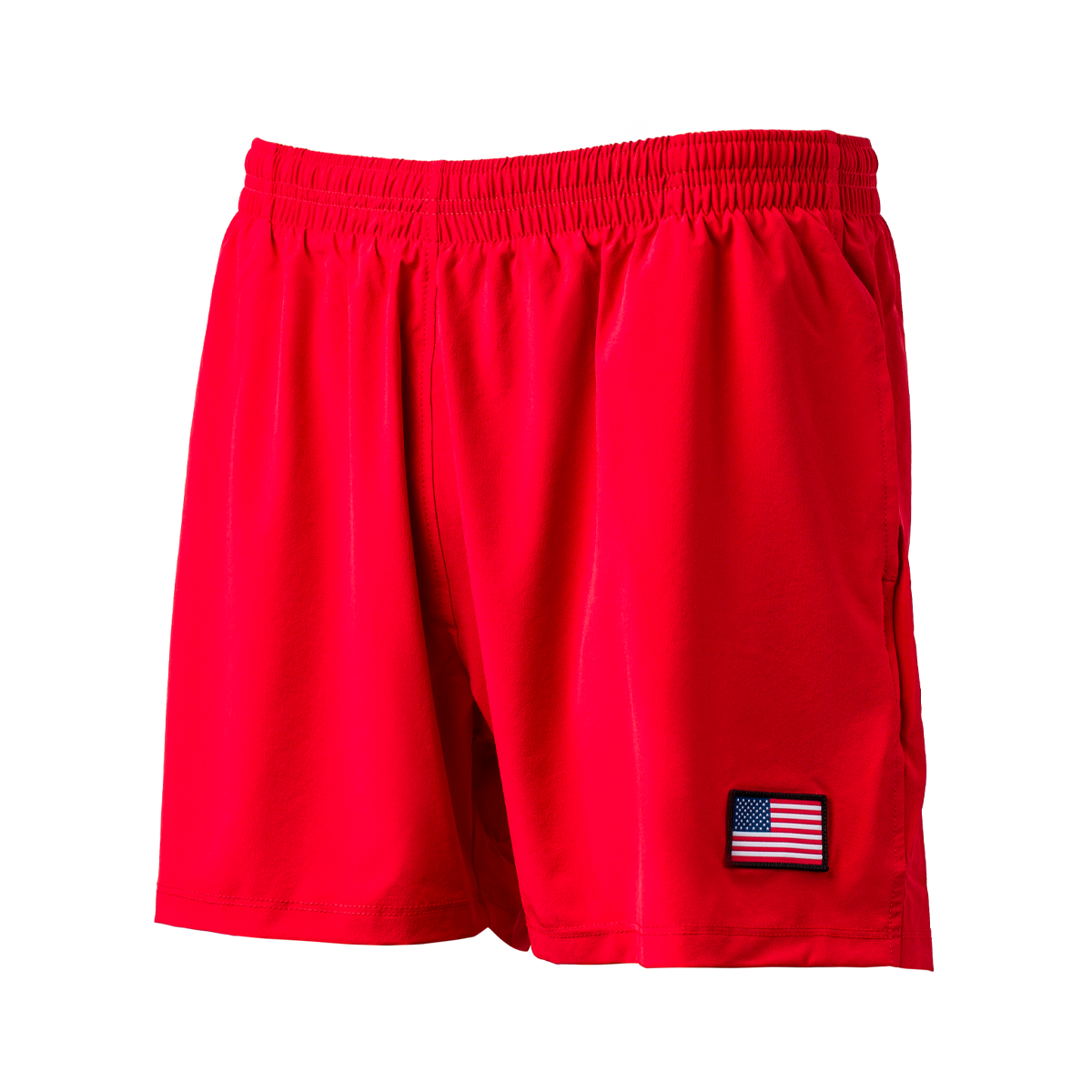 The Men’s USA Training Shorts by GORUCK are made from ToughStretch fabric and feature an elastic waistband along with a small American flag patch on the lower left side. With a patriotic design, these shorts also come with the SCARS Lifetime Guarantee, ensuring durability.