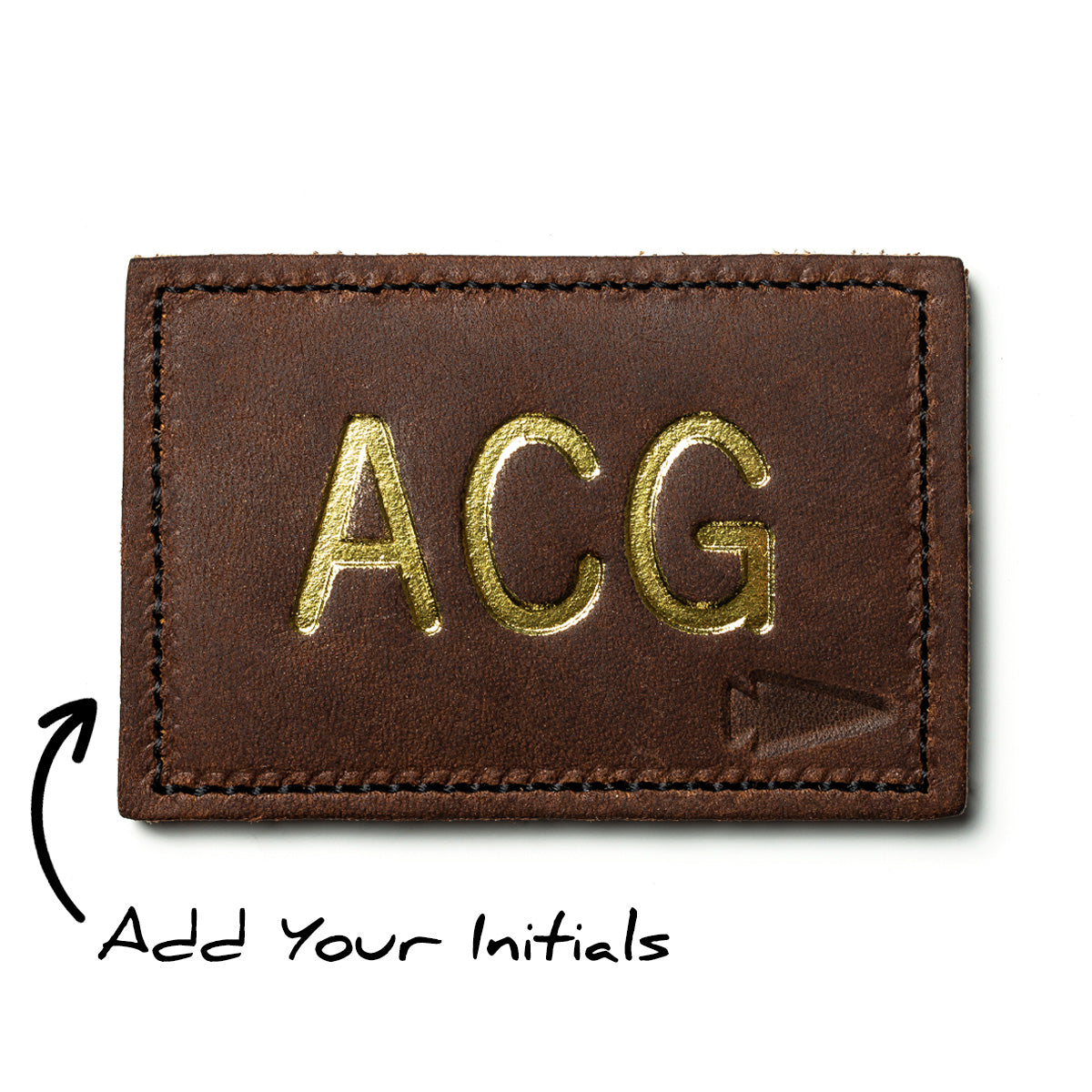 Patch  - Custom Leather Monogram