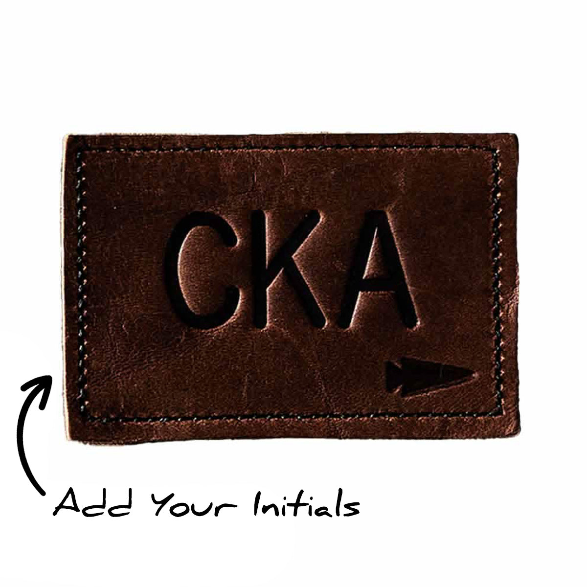 Patch  - Custom Leather Monogram