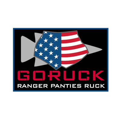 The Patch - Ranger Panties Ruck, known as Silkies, showcase the iconic Ruck logo with an American flag design.