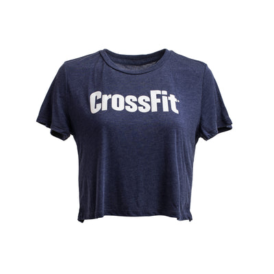 Women's CrossFit Cropped Tee - Poly-Blend