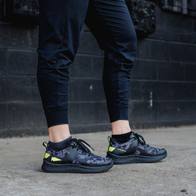 Women's Rough Runner - Midnight Frogskin + Acid Lime