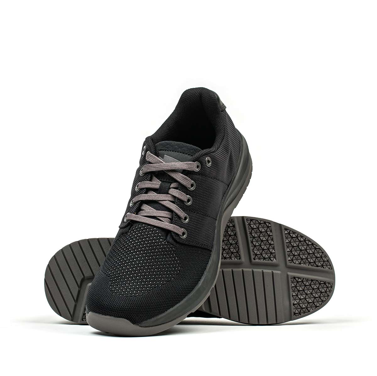 Women's Ballistic Trainers - Black + Black + Charcoal