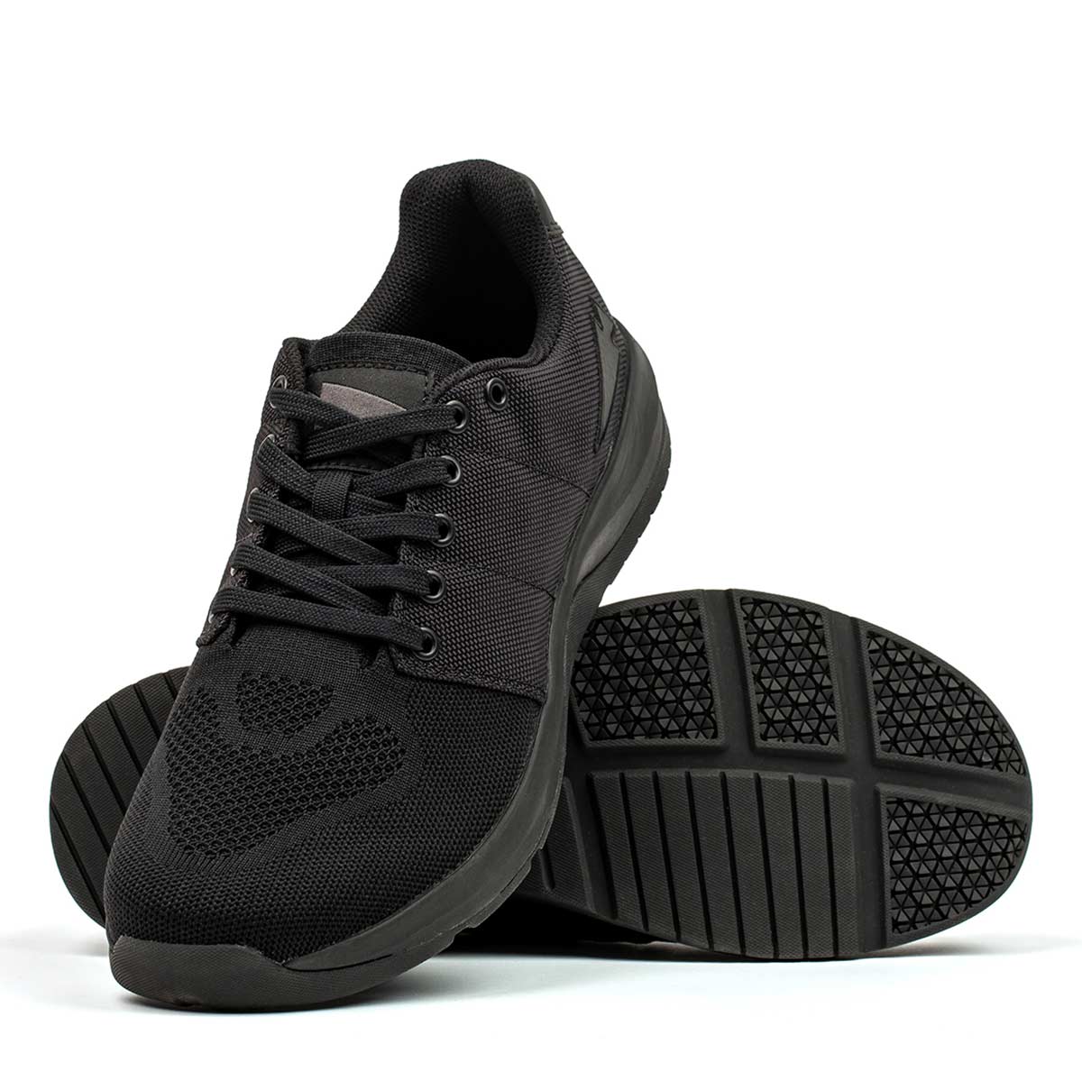 Women's Ballistic Trainers - Blackout w/ Black Reflective Spearhead